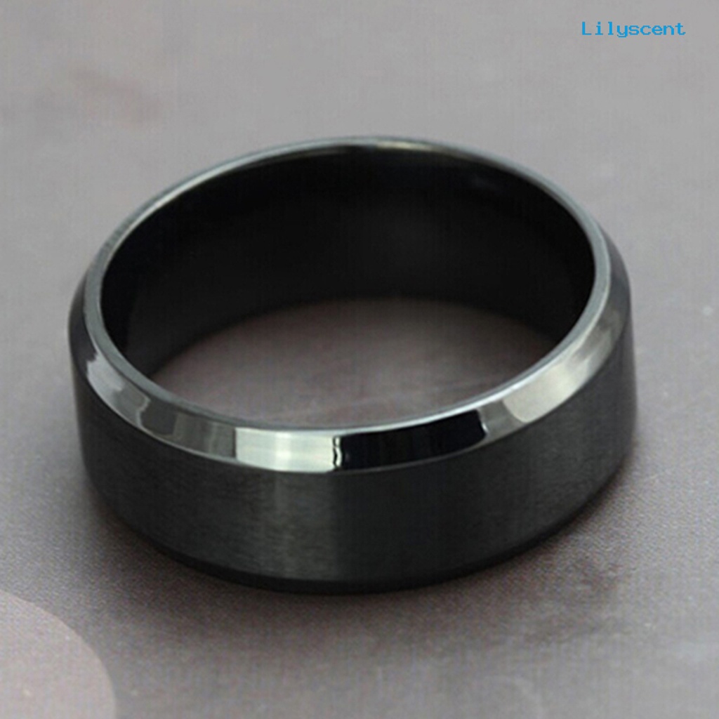 Ls Cincin Bahan Titanium Steel Gaya Punk Untuk Cocktail