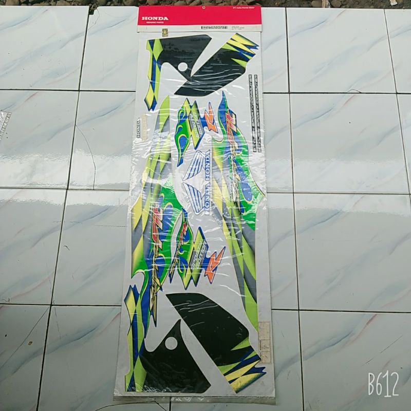 strip striping lis body supra fit R biru original 871X0-KTL-N10ZD
