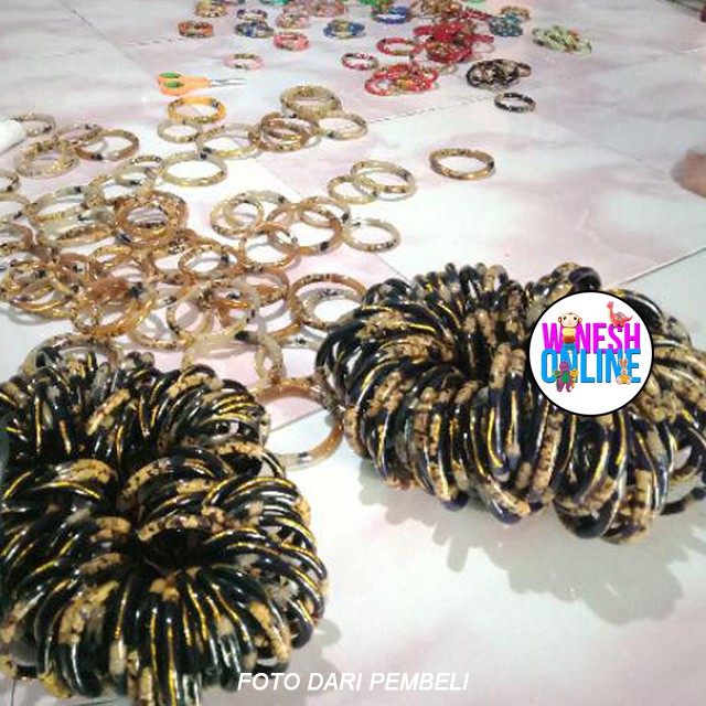 Gelang kariango BENANG EMAS / Gelang Sawan Motif Benang / Gelang Bangle