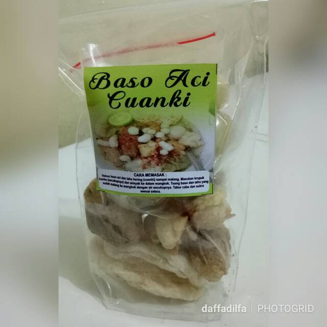 

BASO ACI CUANKI RAOS PISAN