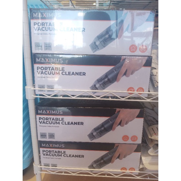Maximus Vacuum Cleaner Mini Portable/ Maximus Penghisap Debu Kering Tanpa Kabel 