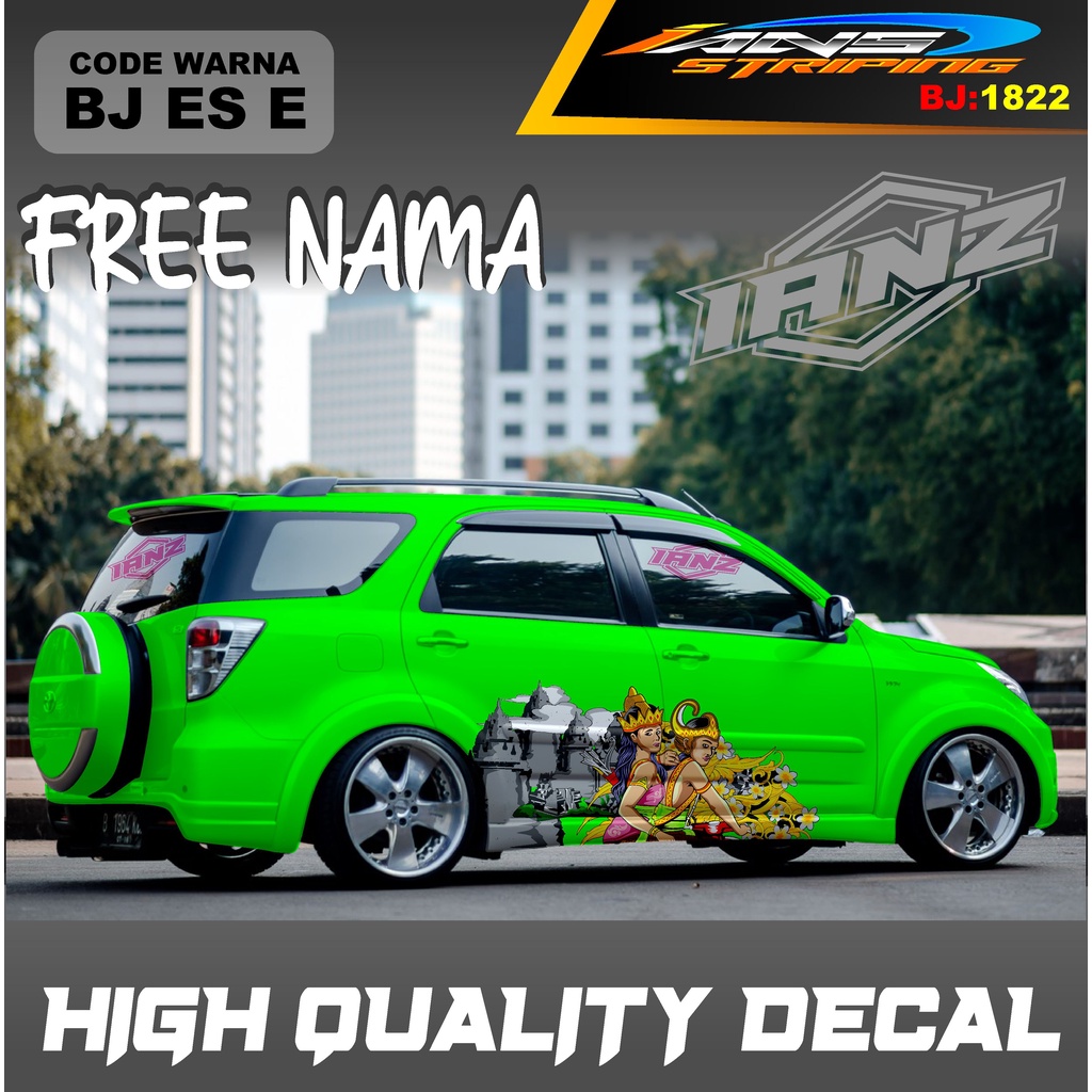 STICKER BODY MOBIL TERIOS / STIKER MOBIL GRAND LIVINA / VARIASI STIKER MOBIL AVANZA / STIKER MOBIL XENIA / STIKER MOBIL