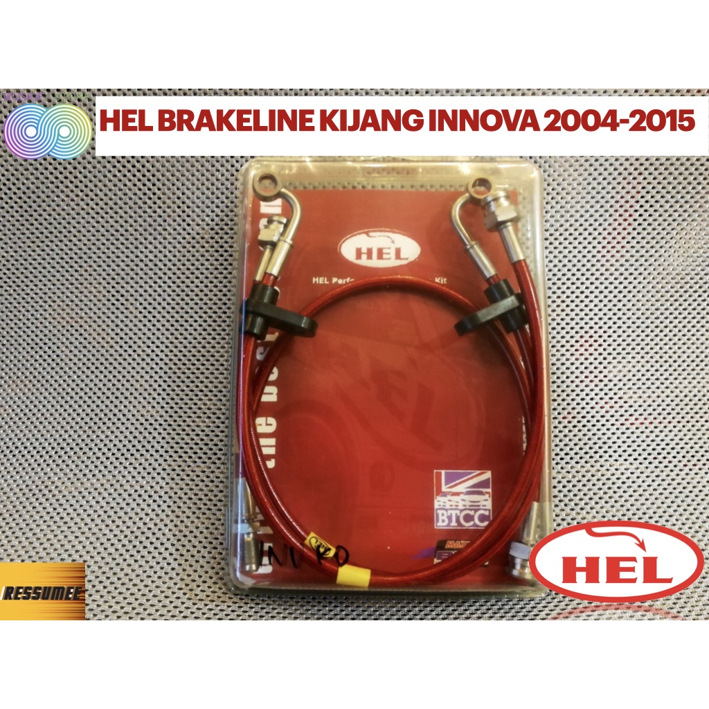 Hel Brake line Toyota Kijang Innova 2004 2015 Stainless Steel Braided