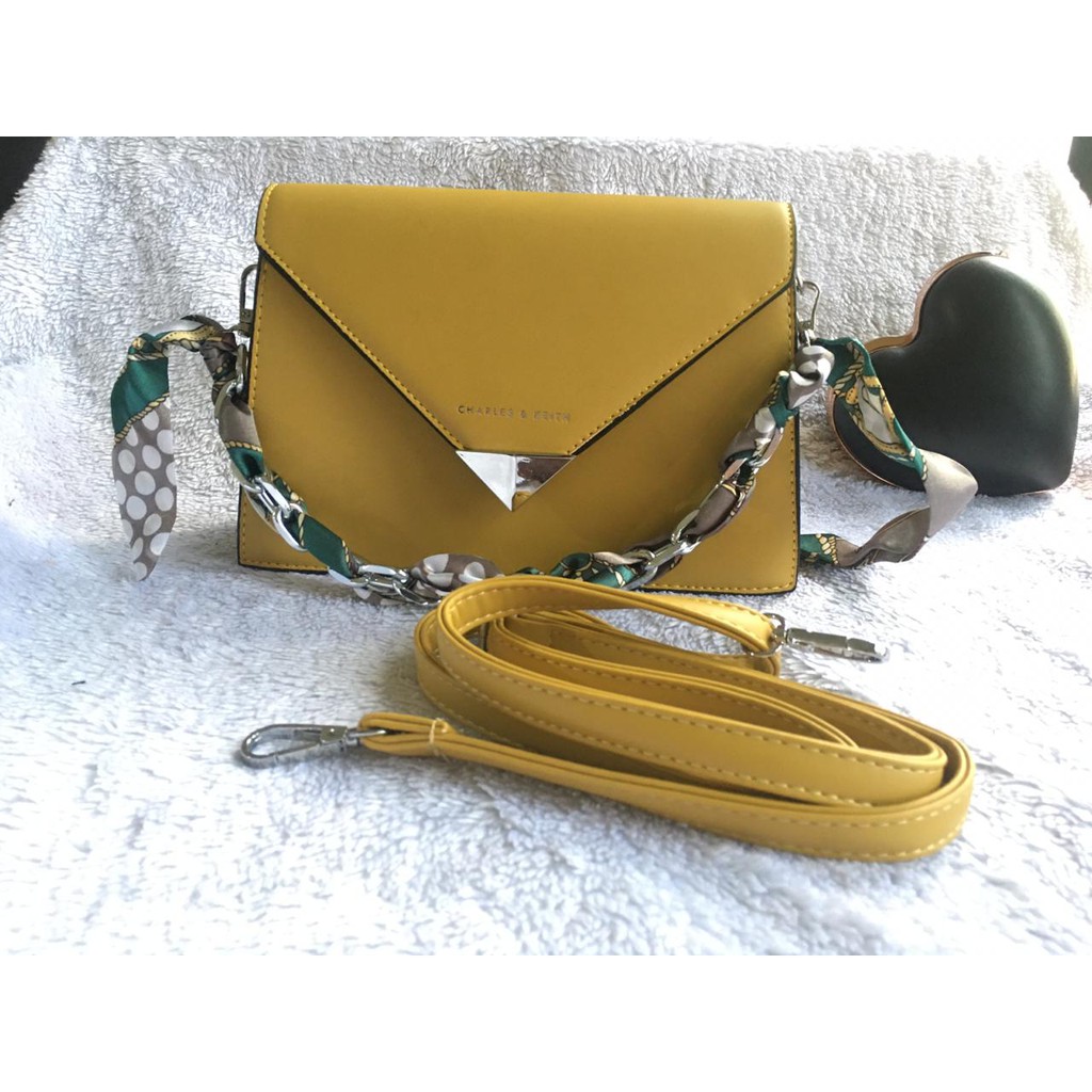 TAS WANITA CNKCHARLES_KEITHHH  LUXURY AMPLOP SLINGBAG IMPORT PREMIUM #188532