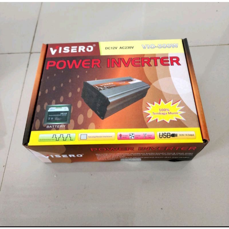 VISERO Power Inverter 500 watt