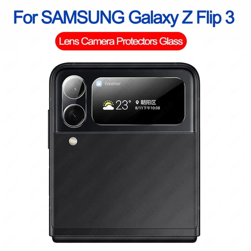 2 pcs Full Coverage Camera Lens For Samsung  Flip 3