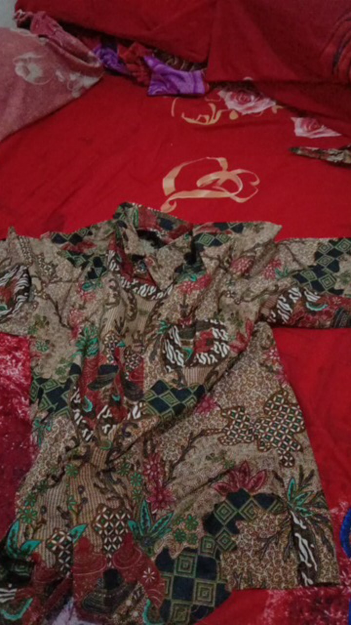 Batik Couple Keluarga Sania Ruffle Ori Ndoro Jowi Dnt