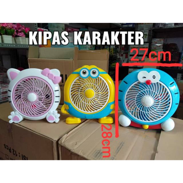 Kipas Angin Karakter - Kipas angin doraemon - Kipas angin Hello Kitty - Kipas angin duduk -