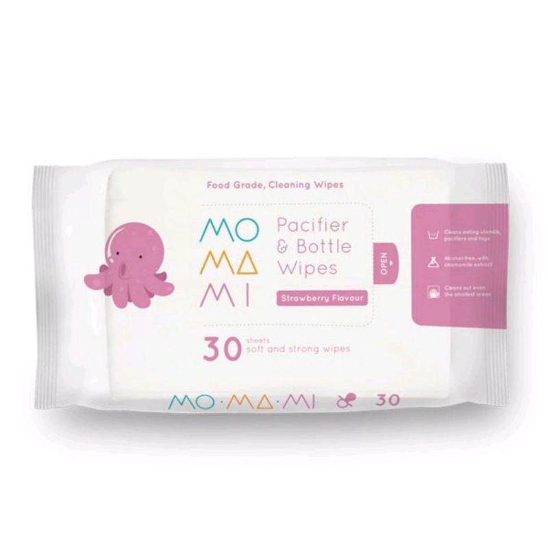 Momami pacifier &amp; bottle wipes 30 s