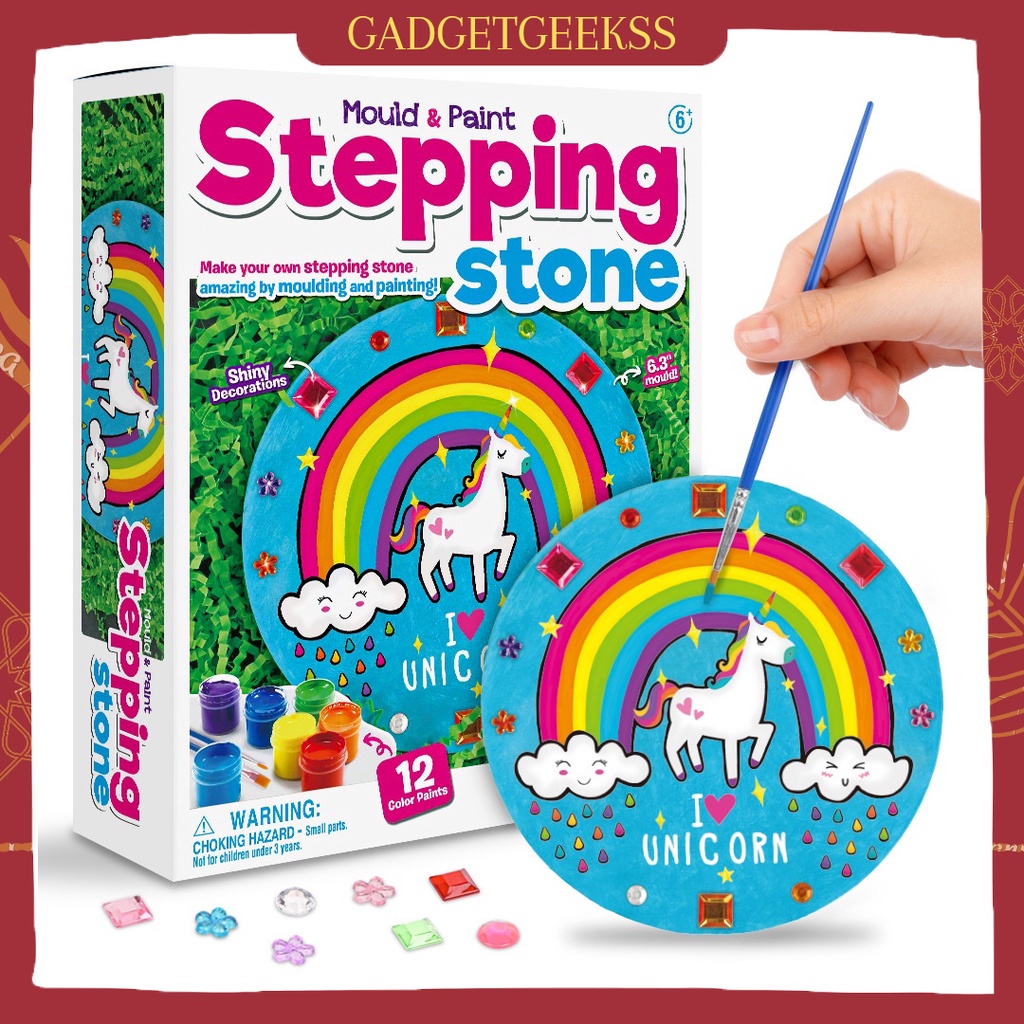 Unicorn Painting Set Mainan Mewarnai 3D Edukasi DIY