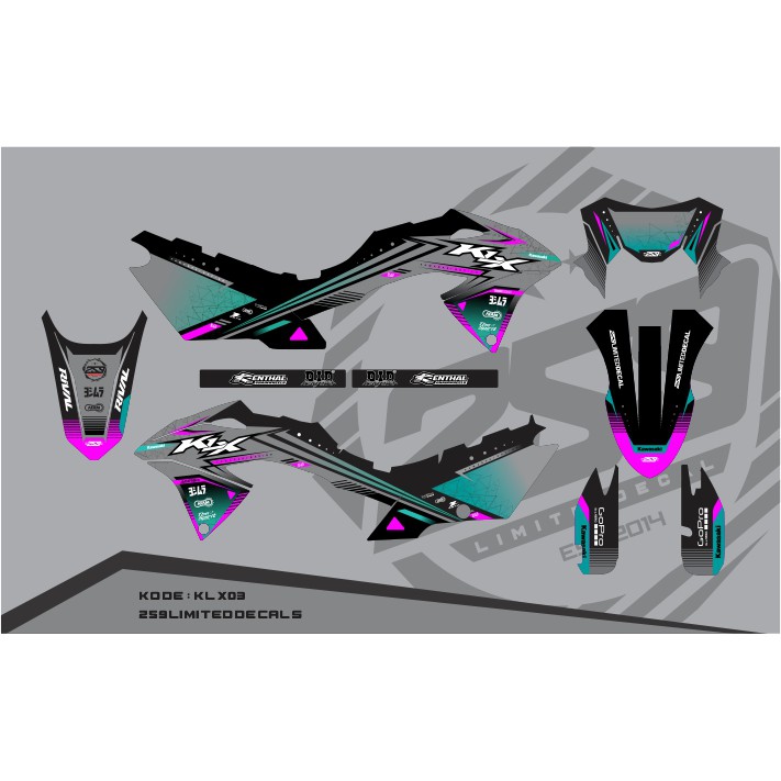 Decal Kawasaki KLX 150 BF SE Extreme |KLX03