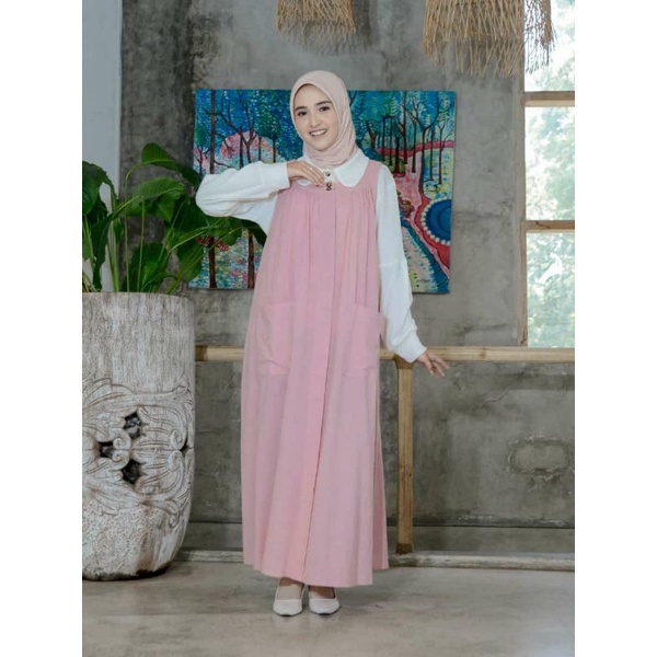 RARA OVERALL DRESS TIDAK TERMASUK INNER/INNER TERPISAH