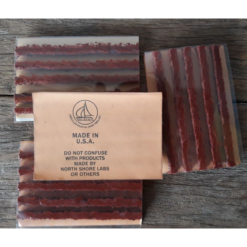 Karet Tembelan ban tubles tambal Tubeless / Lem cacing made in USA 1 Lembar isi 5 panjang 10cm