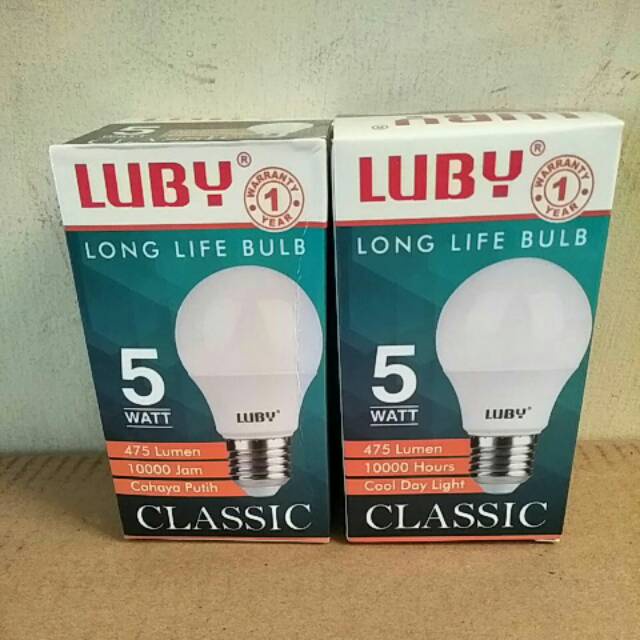 Lampu Bohlam LED BULB LUBY Classic lamp 5W 7W 9W 12W 15W 18W 24W 5 7 9 12 15 18 24 watt FIT E27  free bubble wrap Lampu led