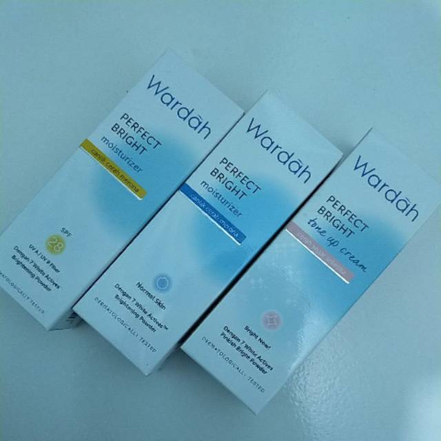 WARDAH PERFECT BRIGHT moisturizer & tone up cream