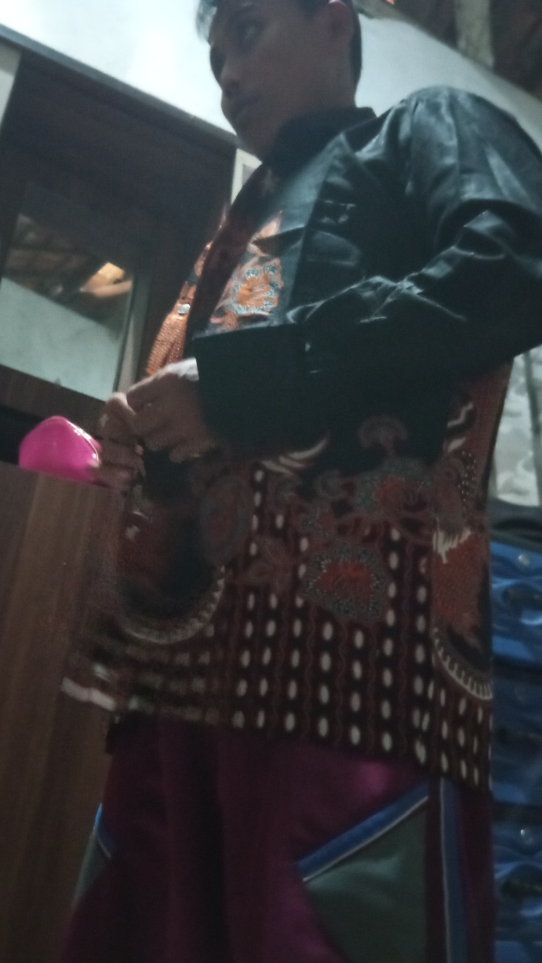 Kemeja Batik Pria Lengan Panjang Naga Keris M.l.xl.xxl