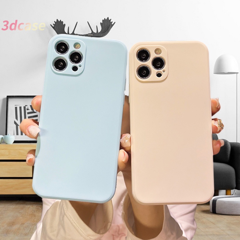 Soft Case OPPO A15 A54 A5S A3S A16 A95 A7 A5 A9 A31 A53 2020 A12 A1K Reno 5 4 5F 4F A74 A15S A52 A11K A92 A35 A11 A93 A32 A72 A94 A53S F17 PRO A16S A12S A12E A33 Y20 Y12 5 5i C3 C25 C12 A12 Candy color Camera Lens Protection Phone Case