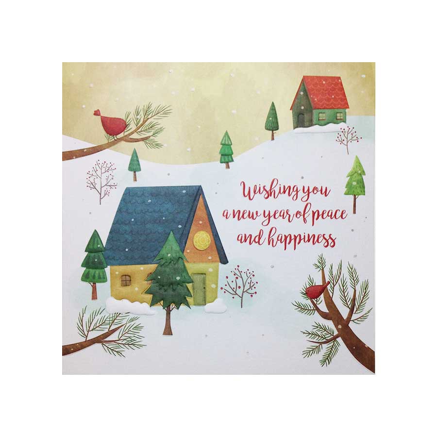 Jual Capricorn Design Kartu Ucapan Natal Christmas Card Knx