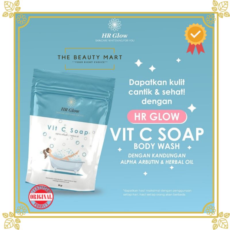 [BPOM] HR Glow Vit C Soap Body Wash | Brightening