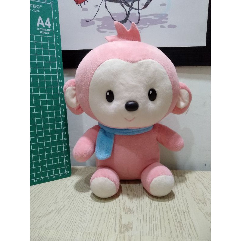 Pesanan Kak Suciaprillia1991- Boneka Pink Monkey Miniso