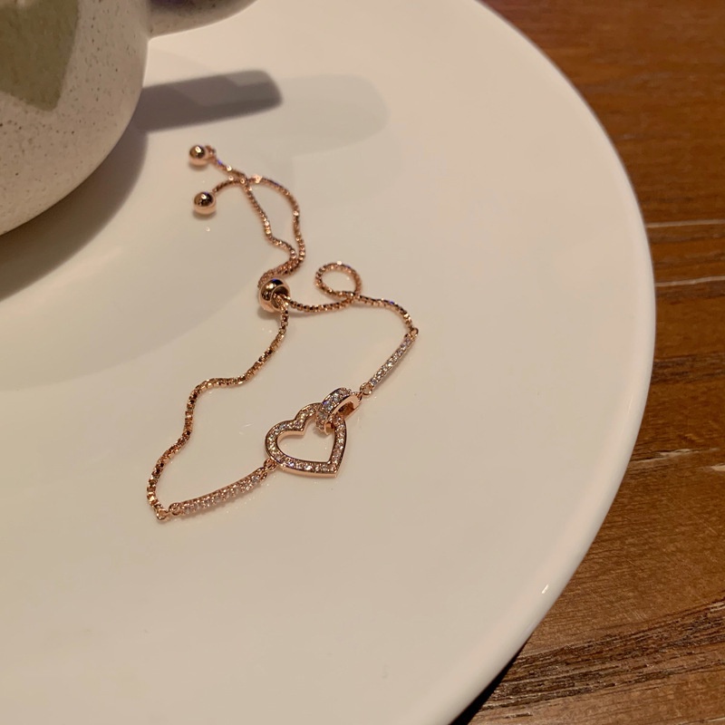 Gelang Desain Hati Serbaguna Gaya Jepang Dan Korea Selatan Untuk Wanita