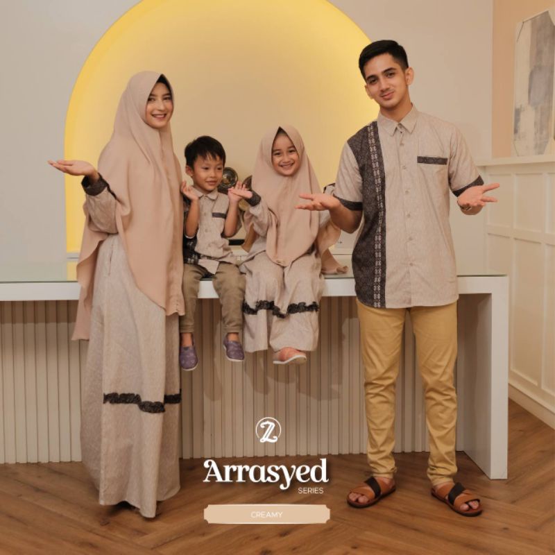 ARRASYED Ied Series Family Set Sarimbit 2022 Seragam Lebaran ZALONA