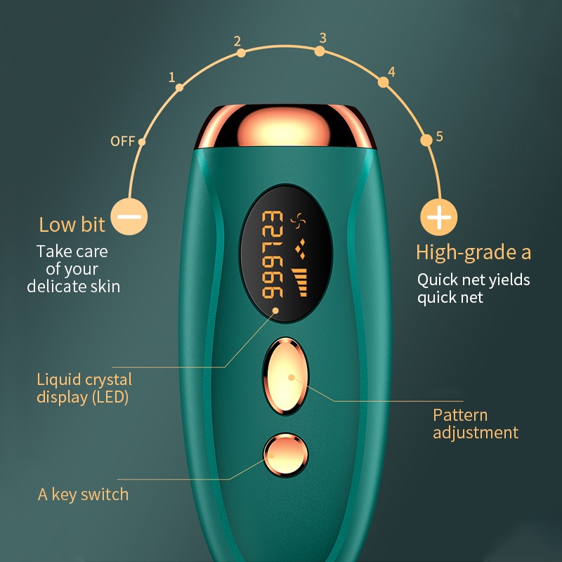 Ice Cold Laser Ga Sakit IPL Laser Penghilang Bulu Hair Removal 999999 Flashes