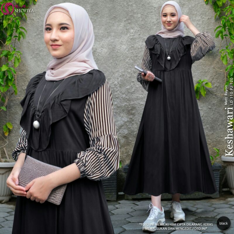 KESHAWARI, RENI,SAFIA  Midi Dress Ori by Shofiya