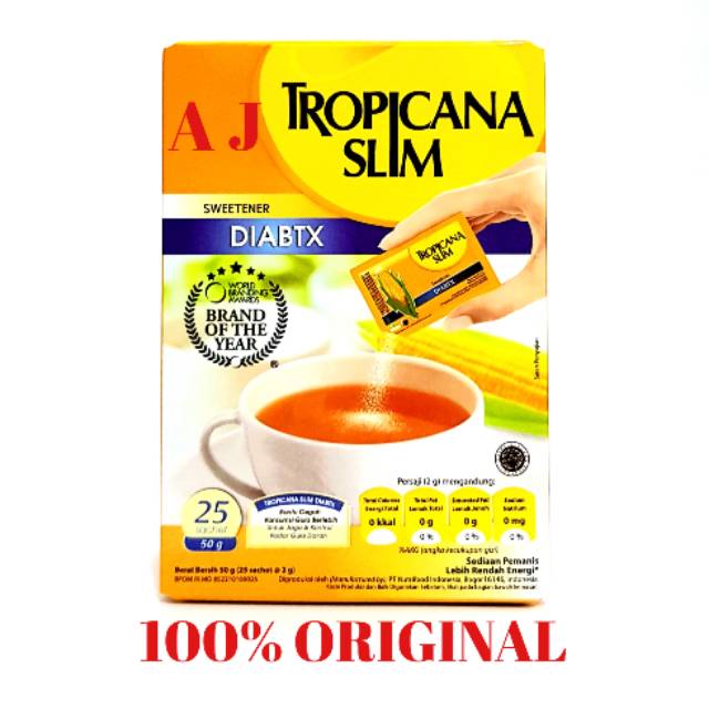 Tropicana Slim Diabtx Isi 25 Sachet