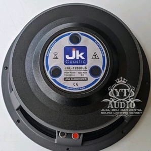 SPEAKER KOMPONEN 12 INCH JK COUSTIC JKL 12800LS VC4"