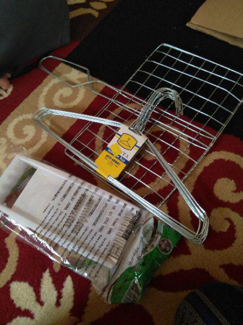 Hanger Baju Kawat Anti Karat Harga Per 10 Pcs