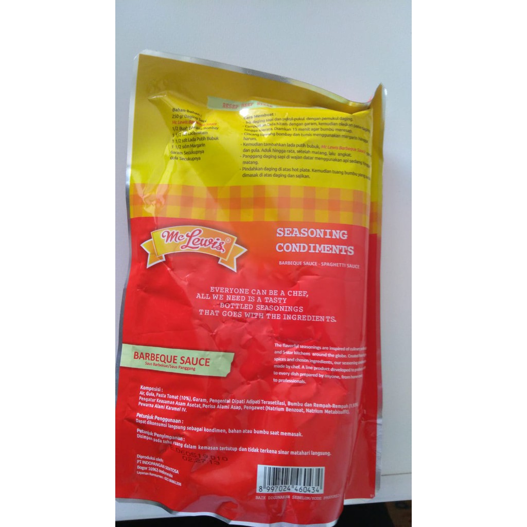 MCLEWIS BARBEQUE SAUCE 1KG