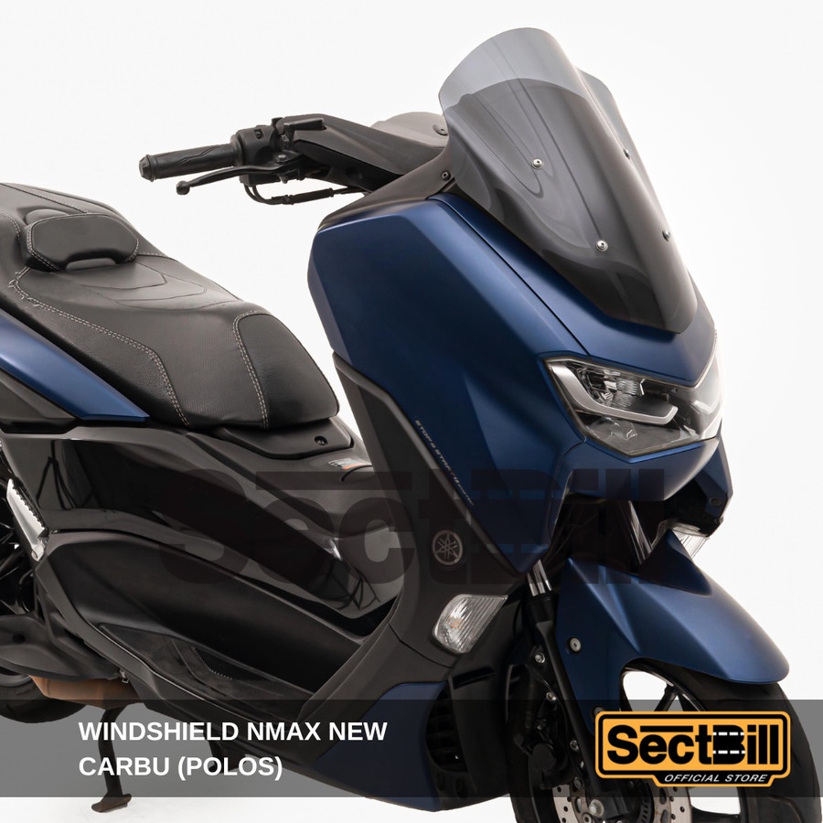 Visor tameng depan windshield carbu polos maxshield yamaha new nmax 2020