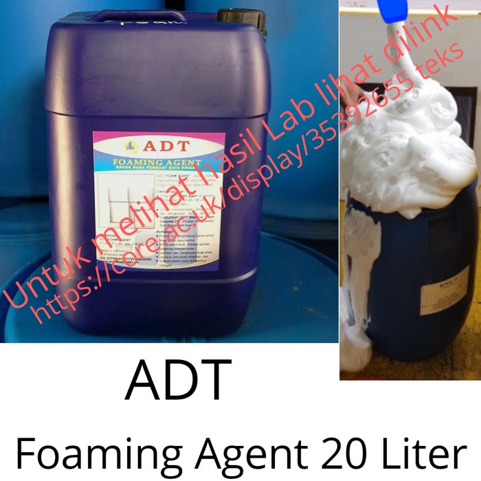 CAIRAN FOAMING AGENT BAHAN BAKU BUSA BATA RINGAN ( DISTRIBUTOR RESMI )