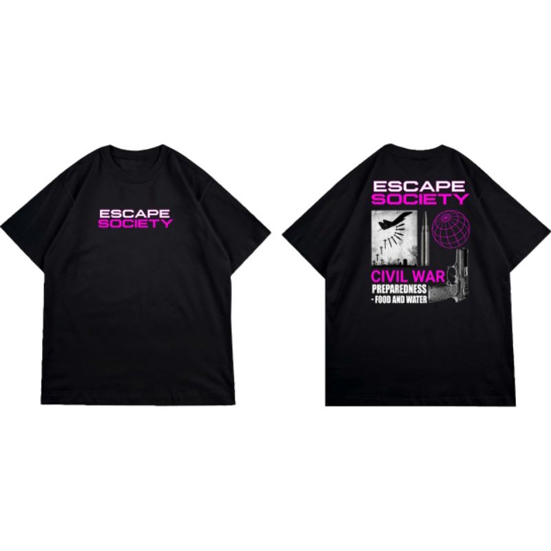 Imous.co T-Shirt Escape Society Black Series
