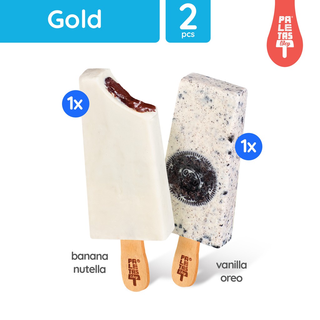 

Es Krim Paletas Wey Beli 1 Pcs Banana Nutella & 1 Pcs Vanilla Oreo