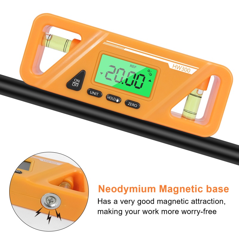 Kiss Inclinometer Digital Pengukur Level Kemiringan Permukaan Magnetik