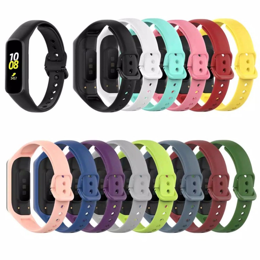 TALI JAM untuk Samsung Galaxy Fit 2 Sm R220 Fit2 band silicon corak