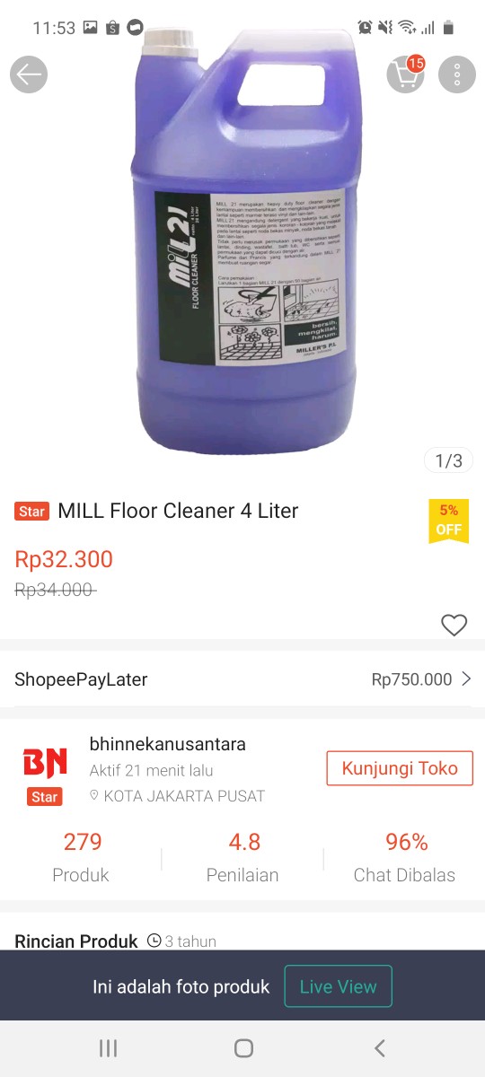 Mill Floor Cleaner 4 Liter