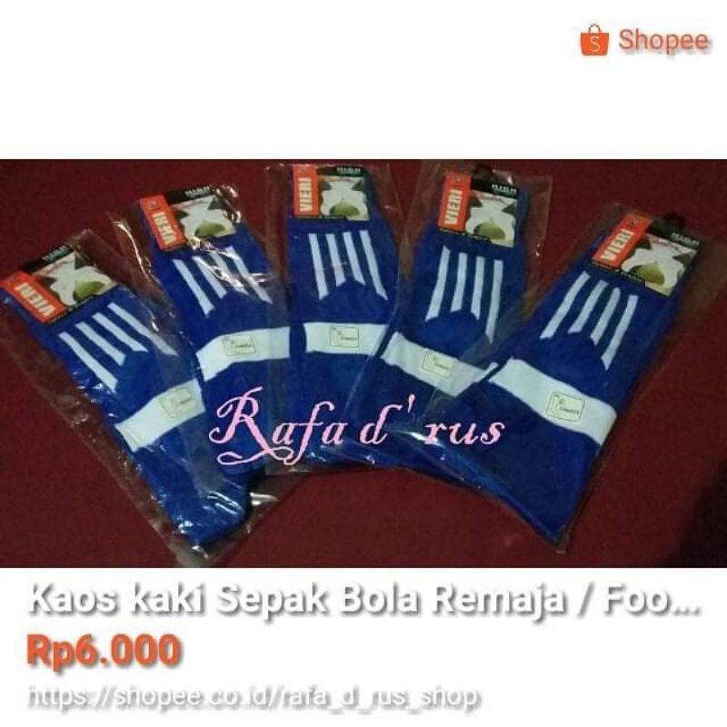 ( 3 pasang ) kaos kaki olahraga bola PUTSAL panjang SEBETIS