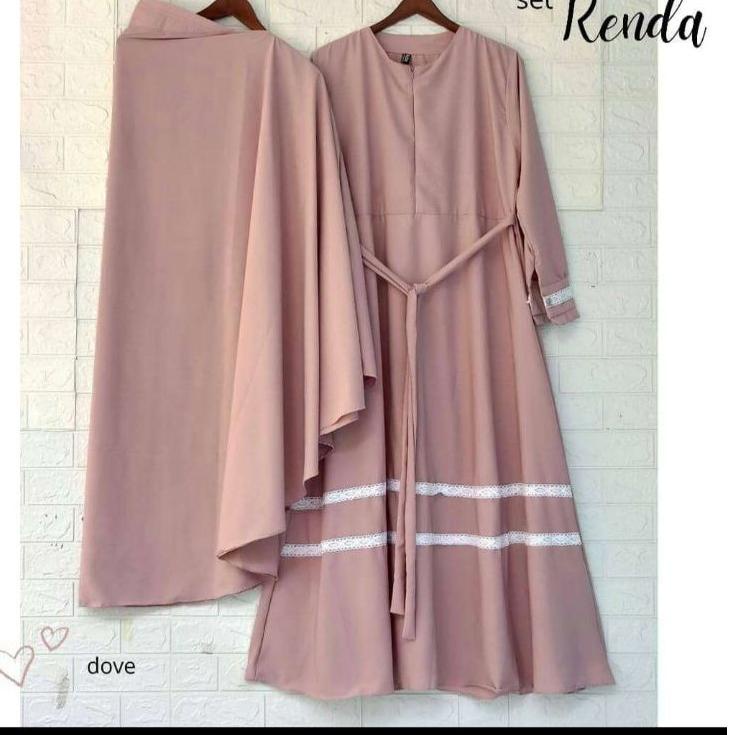 [KODE PRODUK DPBKS7776] SYARI JUMBO GAMIS JUMBO AZIZAH SET+ KHIMAR LD 120 130 140