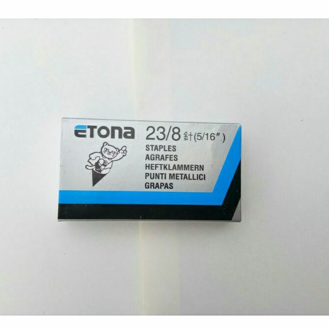 

Etona Staples No.23/8 Isi Stapler Guntacker - Satuan