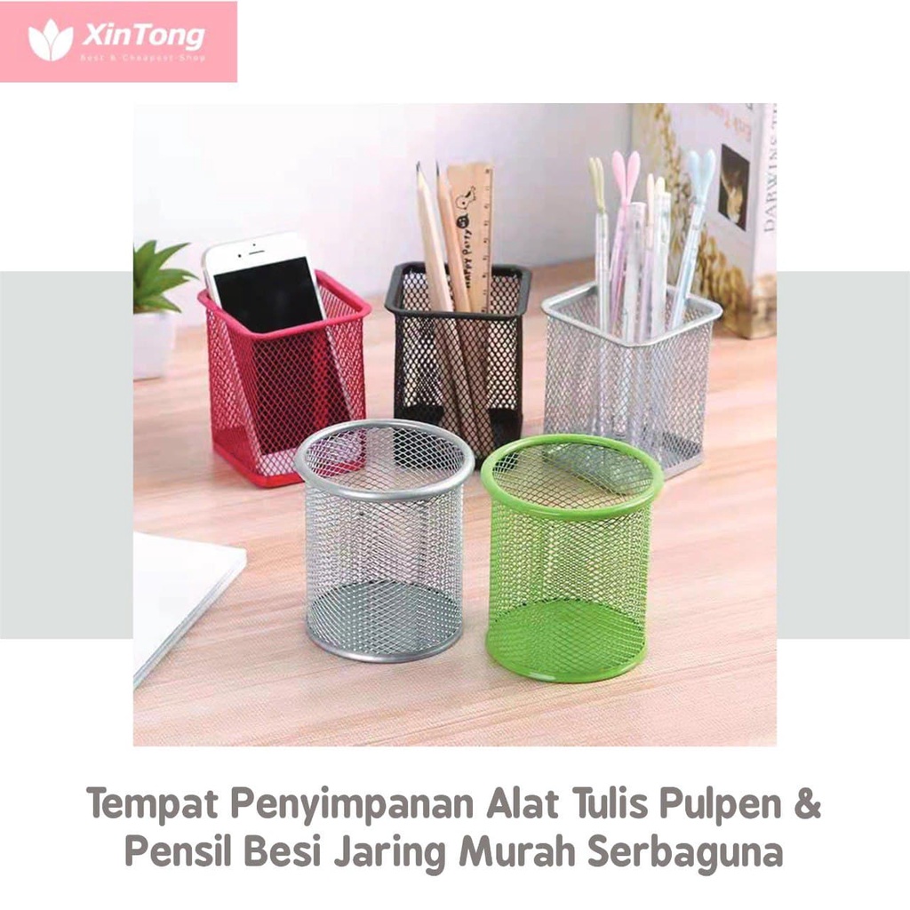 

Tempat Pulpen Alat Tulis Dan Pensil Besi Jaring Murah Serbaguna