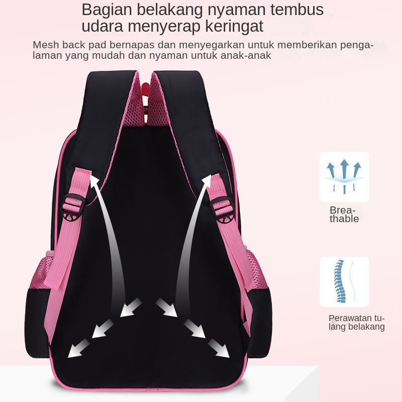 TRIXIE - Tas Ransel Anak Perempuan/Tas Ransel Anak Sekolah Laptop 14inchi/Tas Ransel Unicorn Import