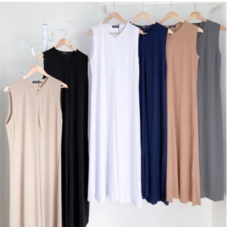 BEFAST - ZEC OOTD Wanita Dress IVE / Dress Innap Busui (RESLETING DEPAN) / Dress Untuk Busui / Dress Sleting Depan / Dress Polos Casual / LongDrees Kekinian / Terbaru 2022