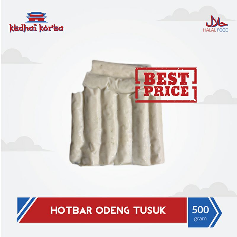 Hotbar Oden 500gr Jajan Makanan Korea Eomuk Odeng Tusuk Instan Halal Kedhai Korea