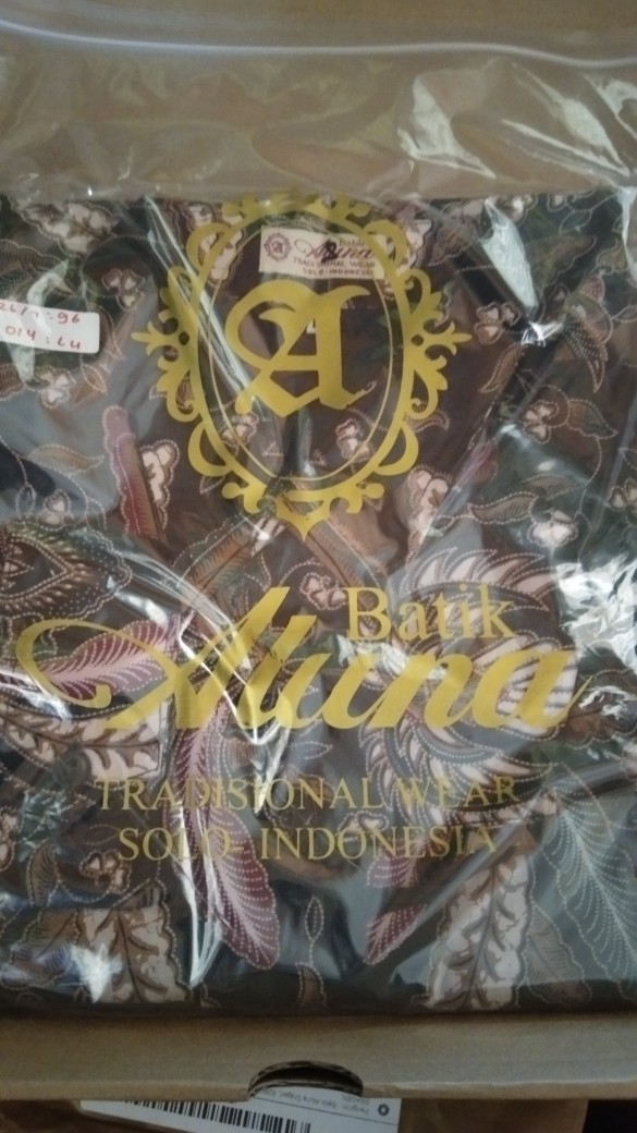 Kemeja Batik Premium Pria Solo Casual Motif Modern Lengan Panjang Lapis Furing Katun Pekalongan M14