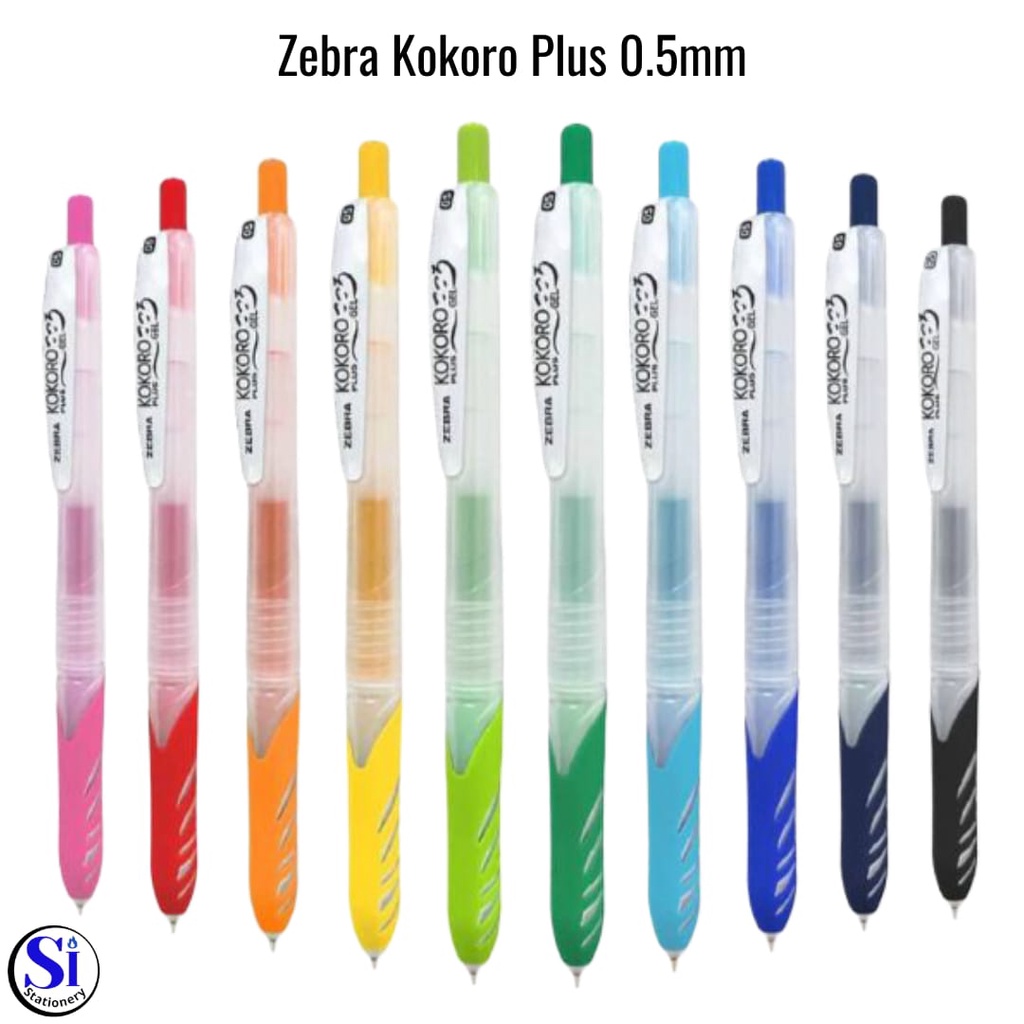 

Pulpen Gel Zebra Kokoro PLUS 0.5mm/Pulpen Gel KOKORO Plus 0.5mm