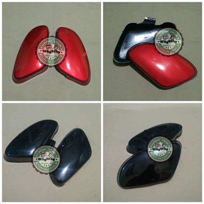 Unik Cover Aki C70 Box Samping Akki Pitung tutup accu Deluxe Asbul Side pa Berkualitas