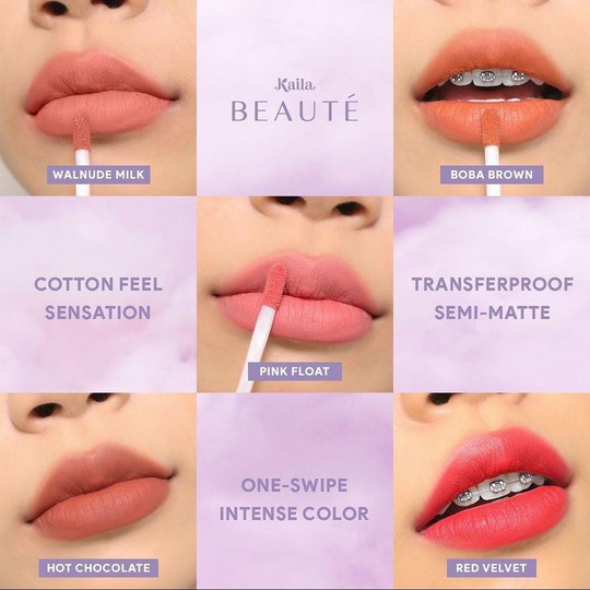 ⭐ BAGUS ⭐ KAILA BEAUTY LIP COTTON | Lipcream Matte